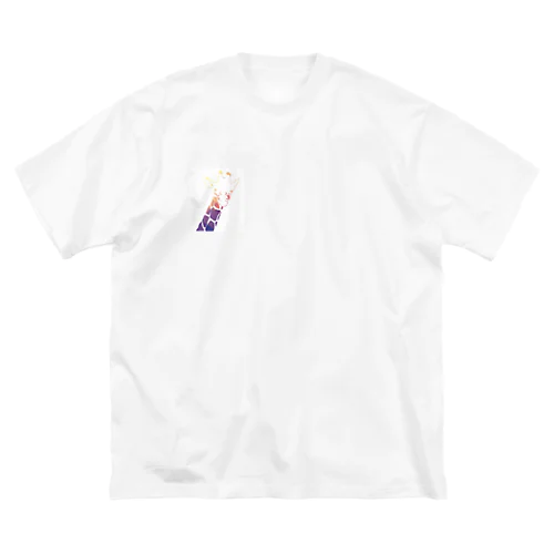 虹色のきりん ビッグシルエットTシャツ