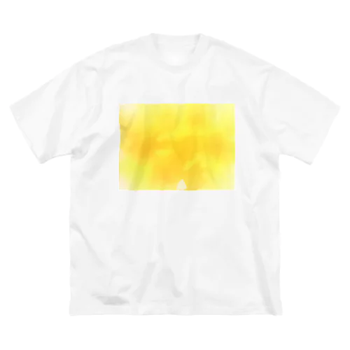 Autumn Yellow　水彩 ビッグシルエットTシャツ