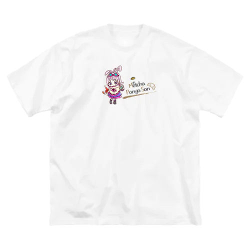 パンちゃん（桃）カラー ビッグシルエットTシャツ