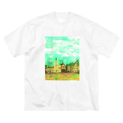 絵画のような街（元気色） Big T-Shirt