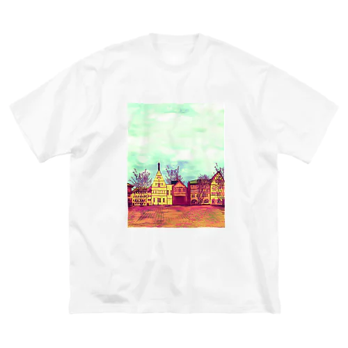 絵画のような街（秋色） Big T-Shirt