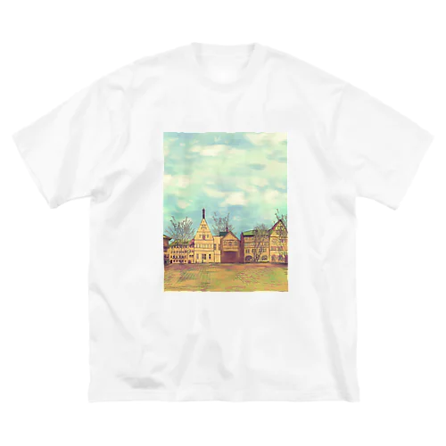 絵画のような街（冬色） Big T-Shirt