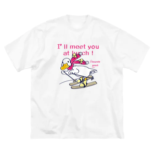 CT75あひるのおひるさんのスキーＡ Big T-Shirt