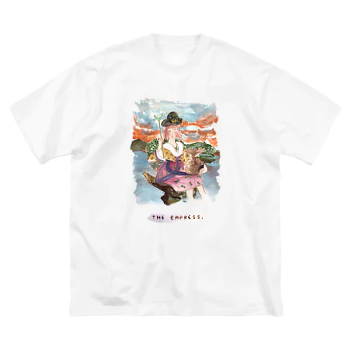 【タロットカード×埴輪】THE EMPRESS/女帝 ビッグシルエットTシャツ