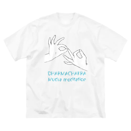 ダルマチャクラムドラ瞑想 ビッグシルエットTシャツ