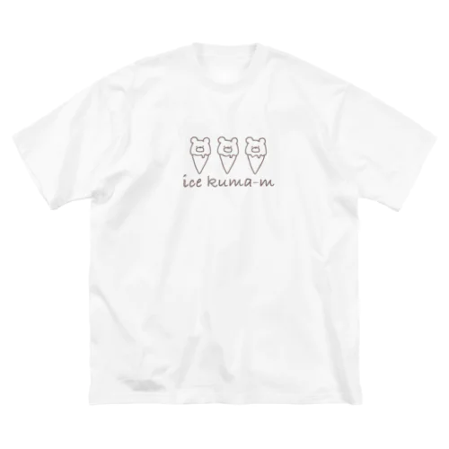 ice kuma-mʕ•ﻌ•✻ ビッグシルエットTシャツ