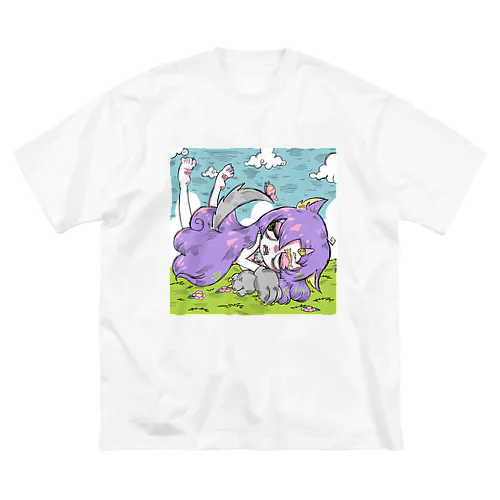 狼ちゃん ビッグシルエットTシャツ