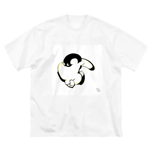 ペンギンに抱きつきたい ビッグシルエットTシャツ