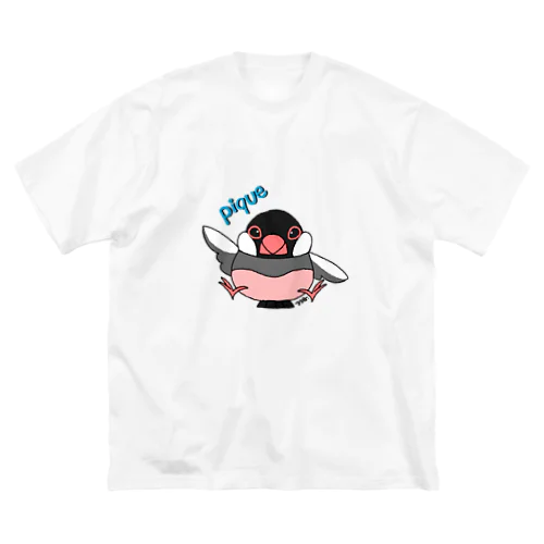 ピケ　（文鳥アイコン） Big T-Shirt