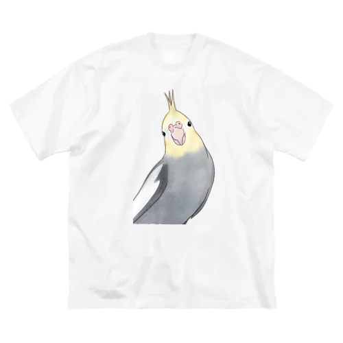 おしゃまなオカメインコちゃん【まめるりはことり】 Big T-Shirt