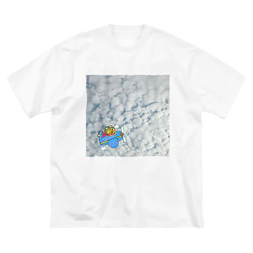 アヒルのピースケ空 Big T-Shirt