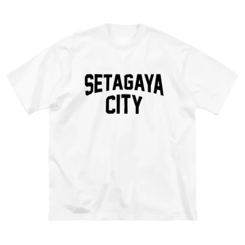 世田谷区 SETAGAYA CITY ロゴブラック Big T-Shirt