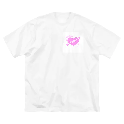 i really heart you デザイン ビッグシルエットTシャツ