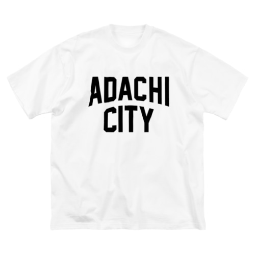 足立区 ADACHI CITY ロゴブラック　 Big T-Shirt