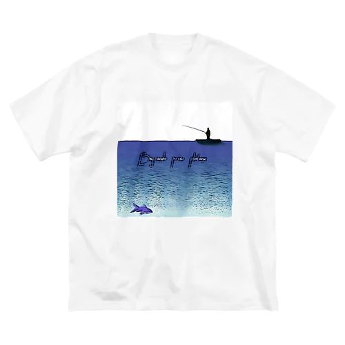 Buscando peixe plátano ビッグシルエットTシャツ