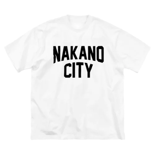 中野区 NAKANO CITY ロゴブラック Big T-Shirt