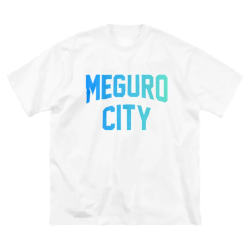 目黒区 MEGURO CITY ロゴブルー Big T-Shirt