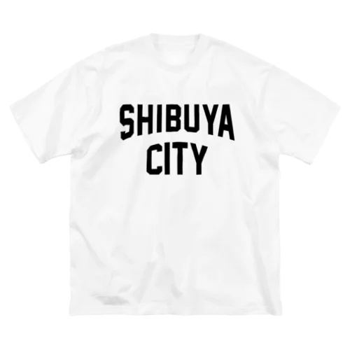 渋谷区 SHIBUYA WARD ロゴブラック Big T-Shirt