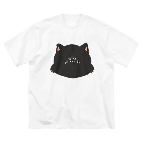 ふっくら猫（ガン見） ビッグシルエットTシャツ