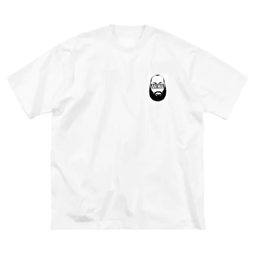 アニマル安西モノクロロゴグッズ Big T-Shirt