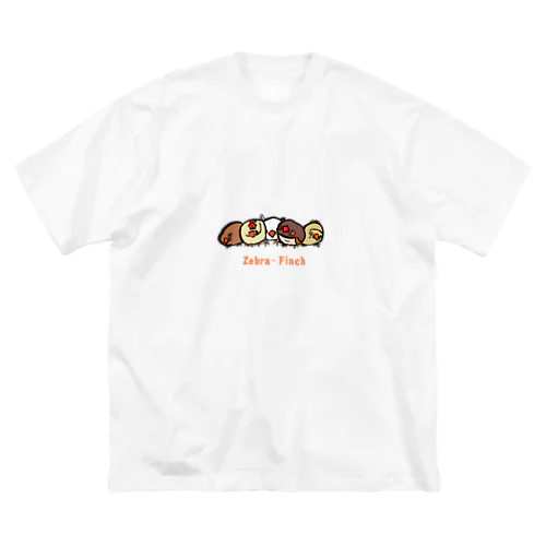 Zebra-Finch ビッグシルエットTシャツ