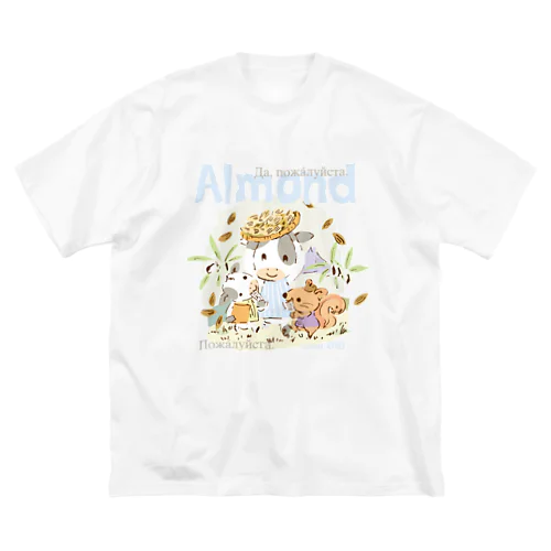 Almond ビッグシルエットTシャツ