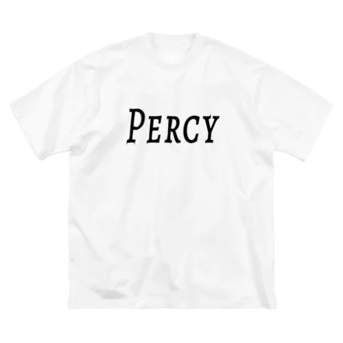 Percy simple logo ビッグシルエットTシャツ