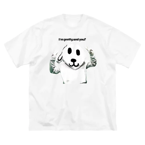 実写毛並みん・衣類 Big T-Shirt