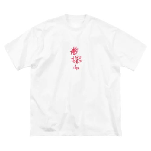 太陽とお花 Big T-Shirt