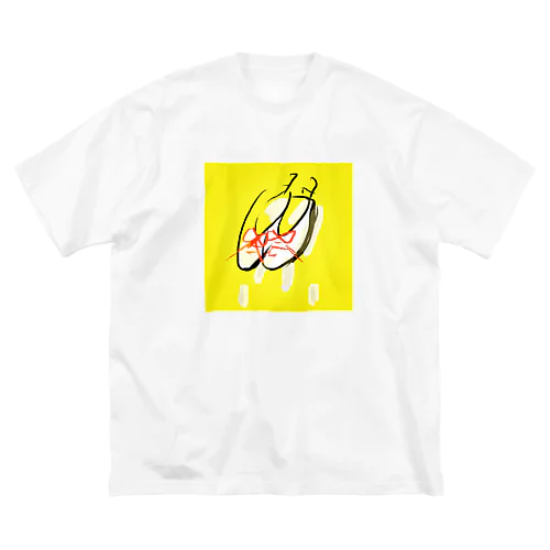 濡れた上履き、優しさで乾く。 Big T-Shirt