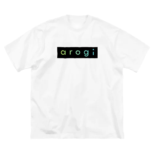 arogi　スタッフTシャツ グラデロゴ ビッグシルエットTシャツ