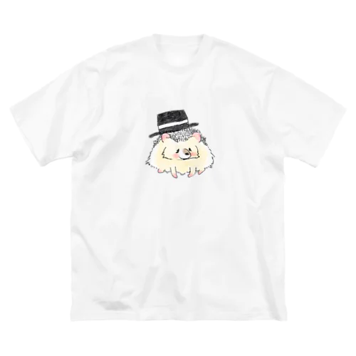 オリジナル　ハリネズミのソフィー、ハットをかぶる。 ビッグシルエットTシャツ