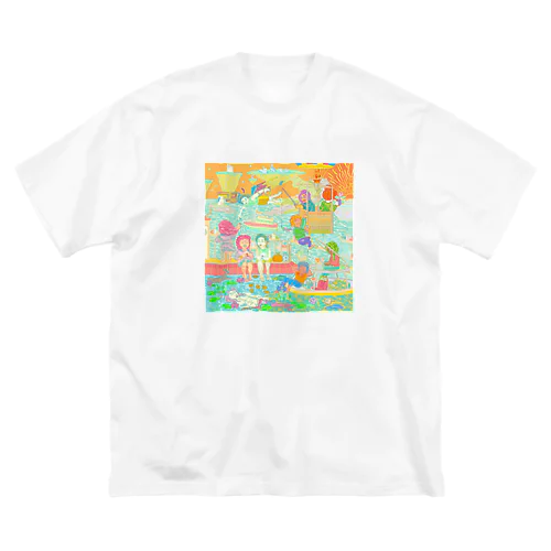 　sunset ビッグシルエットTシャツ