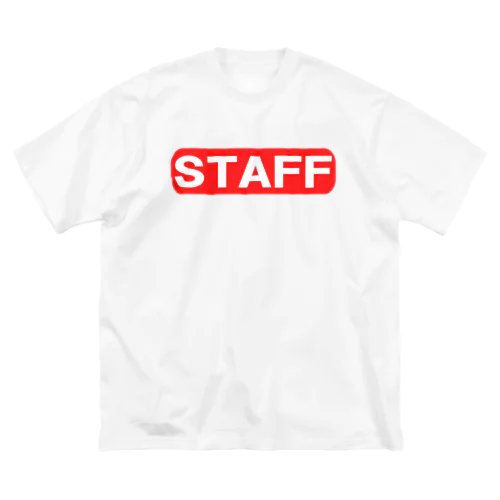 STAFF　ー両面ﾌﾟﾘﾝﾄ ビッグシルエットTシャツ