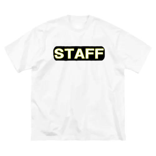 STAFF　ー片面ﾌﾟﾘﾝﾄ ビッグシルエットTシャツ