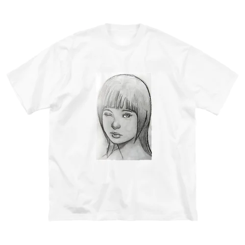 美人画シリーズ Big T-Shirt