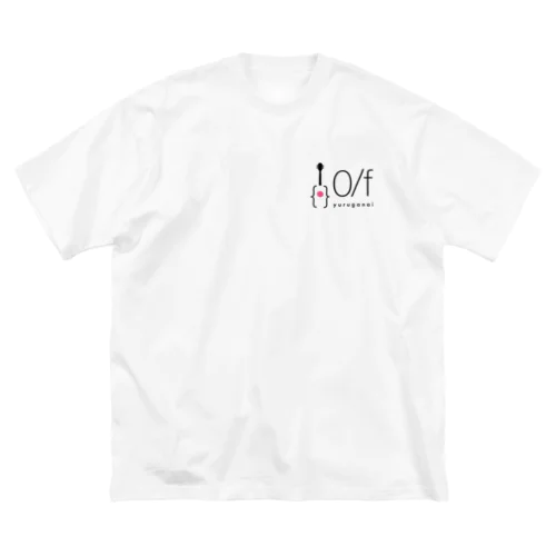 0/f ゆるがない ロゴ01 ビッグシルエットTシャツ