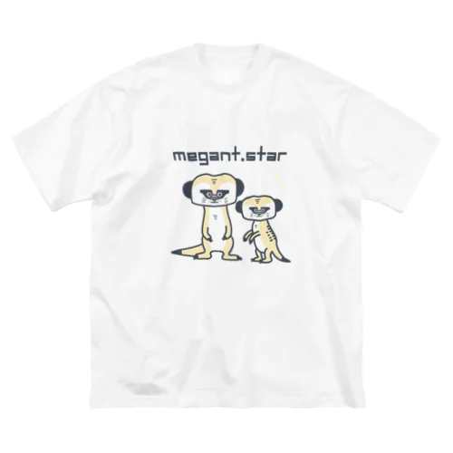 ミーアキャット(ふんわりカラー) ビッグシルエットTシャツ