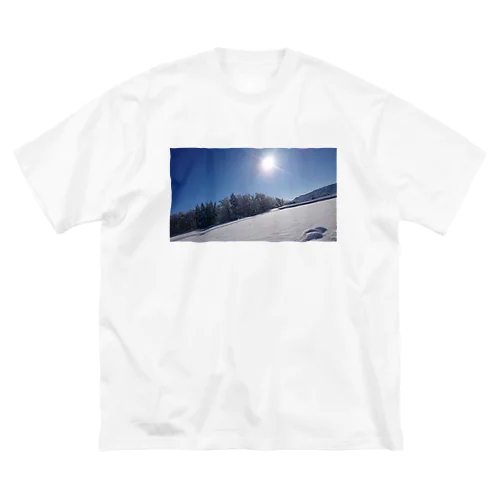 雪化粧 ビッグシルエットTシャツ