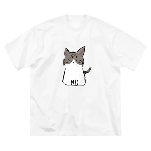 美人のねこさんがモデル ビッグシルエットTシャツ