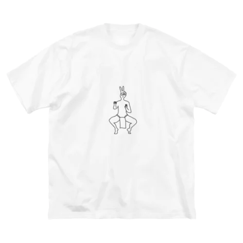 じゃんけん力士 ビッグシルエットTシャツ