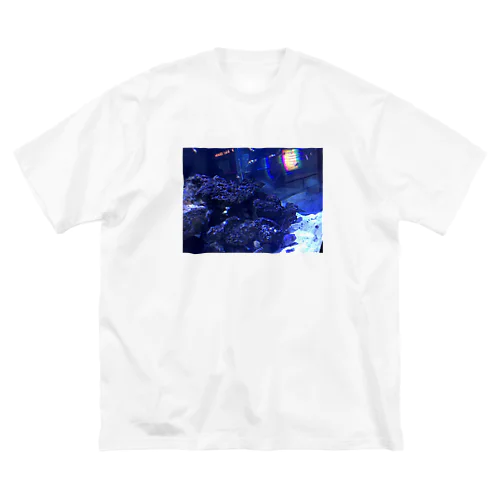 BLUE ビッグシルエットTシャツ