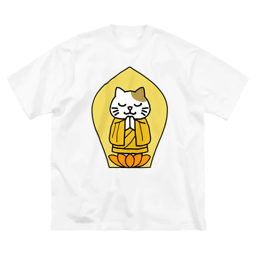 猫ほとけさま ビッグシルエットTシャツ