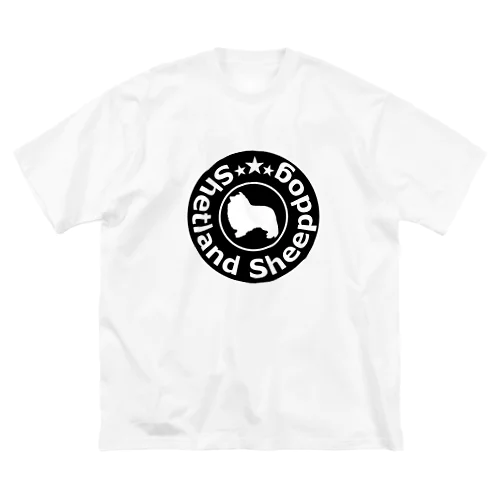 シェルティ【ロゴ風】 Big T-Shirt