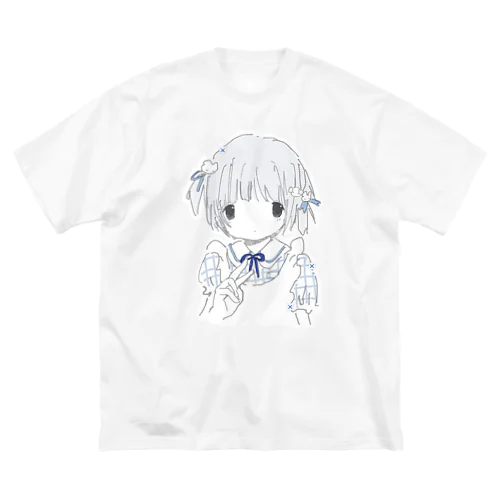 ビスケットの雨 ビッグシルエットTシャツ