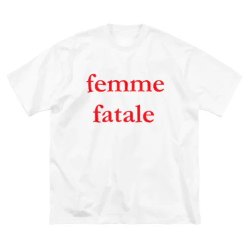 運命の女・femme fatale ビッグシルエットTシャツ