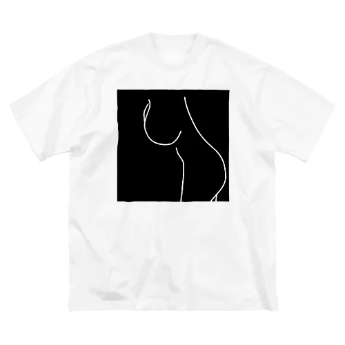 曲線美 ビッグシルエットTシャツ