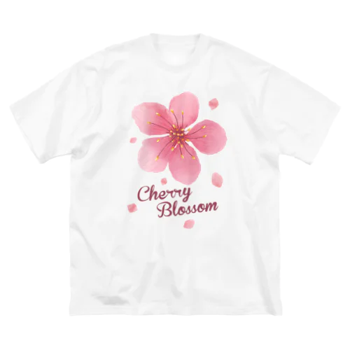 CHERRY BLOSSOM-桜の花びら- ビッグシルエットTシャツ