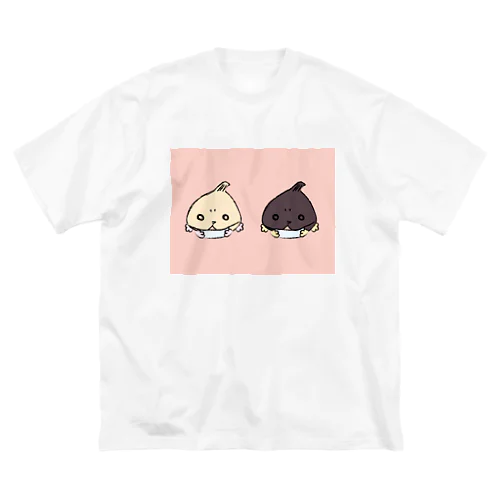 マスクをするニンニクちゃんと黒ニンニクちゃん Big T-Shirt