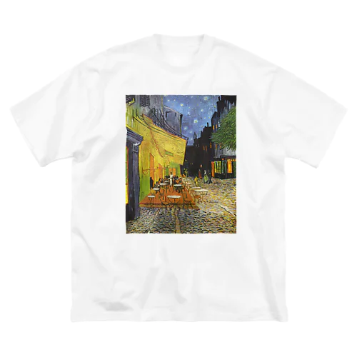 ゴッホ / 夜のカフェテラス （Terrasse du café le soir） 1888 with Selbstbildnis 1887 Big T-Shirt